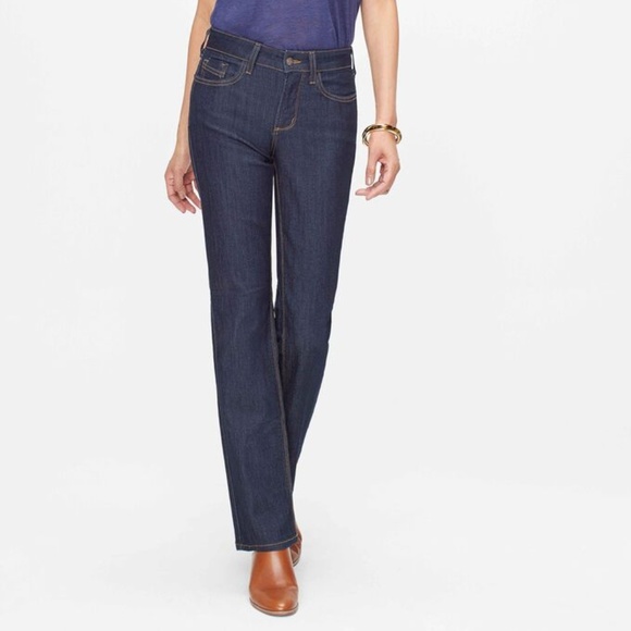 Not Your Daughter/'s Women/'s Marilyn Straight Ankle Jeans Size 14 NWT Dark Enzyme
